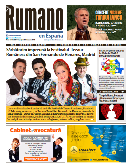 Numărul 207 al Ziarului El Rumano, descarcă aici!