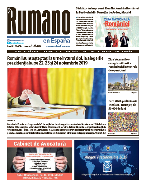 Numărul 245 al Ziarului El Rumano, descarcă aici!