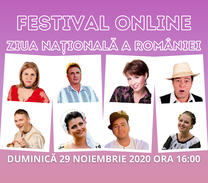29 Nov Ora 16 00 Vizionează în Premieră Festivalul Online de Ziua Națională a României-1