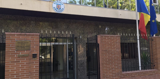 Activitatea ambasadei din Spania suspendată temporar