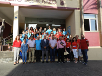 Alumnos de Rumanía y de Fuerteventura en un proyecto Erasmus, organizado en Puerto del Rosario, Fuerteventura