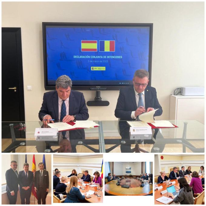 Ambasada României în Regatul Spaniei a organizat la Madrid vizita de lucru a ministrului Muncii din România, dl Marius-Constantin Budăi, în perioada 28 februarie – 2 martie 2023