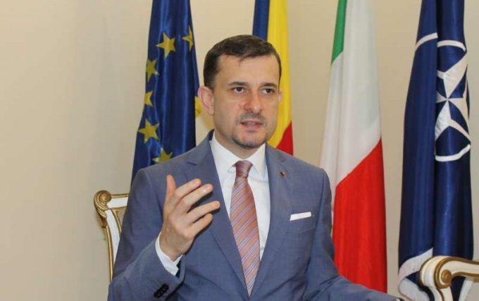 Ambasadorul României în Italia felicită ''România europeană'' şi pe ''toţi românii care cultivă sentimentul omeniei''