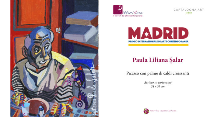 Artista româncă Paula Șalar participă cu două picturi la o expoziție de artă de la Madrid dedicată lui Pablo Picasso-2