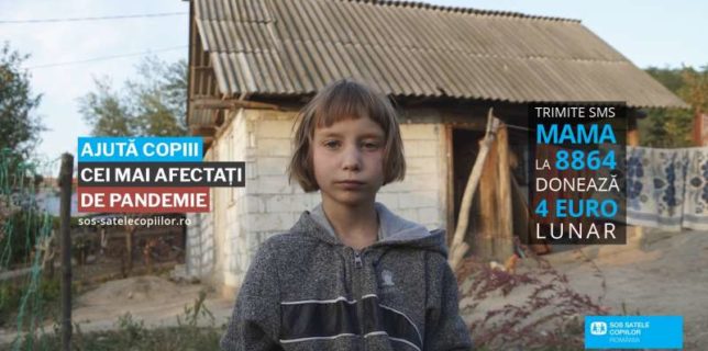 Asociaţia SOS Satele Copiilor România lansează campania ''Ajută copiii cei mai afectaţi de pandemie''