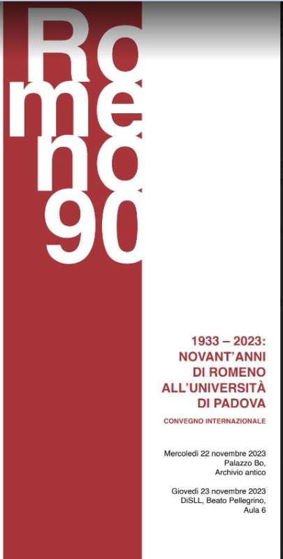 Bihor: Universitatea din Oradea, la conferinţa ce aniversează ''90 de ani de studii româneşti la Universitatea din Padova''