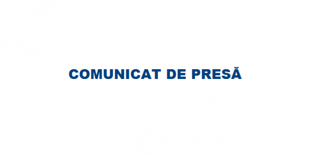 COMUNICAT DE PRESĂ – 29.02.2020