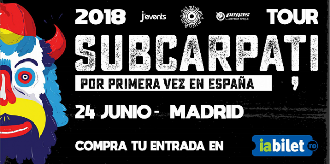 CONCERT Subcarpați Pentru prima dată în SPANIA, la Barcelona și Madrid Vezi detalii bilete