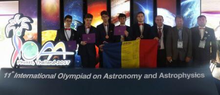 Cinci premii pentru olimpicii români, la Olimpiada Internațională de Astronomie și Astrofizică