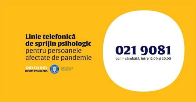 Cluj: UBB a înfiinţat o linie telefonică de suport psihologic pentru persoanele afectate de COVID-19