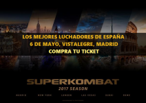 Compra Tu Ticket: 6 de Mayo, Madrid, los mejores luchadores de España en la Gala Superkombat