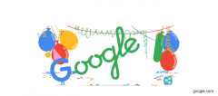 Cumpleaños de Google para la mayoría de edad de un gigante