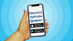 Descarcă Aplicația Radio Românul pe telefon în App Store (iOS) sau Google Play (Android)