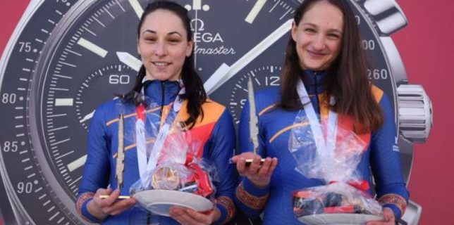 Două românce medaliate cu aur la Mondialele de juniori, în proba de bob-2 feminin