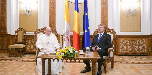 Dumnezeu să binecuvânteze România! Papa Francisc, în primul discurs rostit la Bucureşti