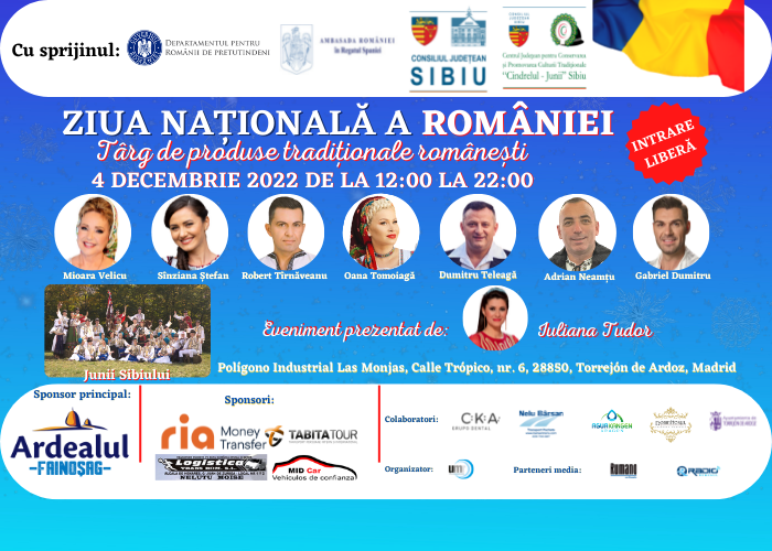După 3 ani, marele Festival Tezaur Românesc revine în Torrejón-banner-700px