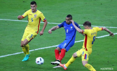 EURO 2016: România, aproape de un rezultat mare în fața Franței, scor final ROMÂNIA - FRANȚA 1-2