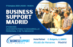EVENTO, 17 Octubre 2021, 10:00h: BUSINESS SUPPORT MADRID - LA 5ª EDICIÓN