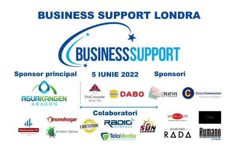 Ediție în PREMIERĂ BUSINESS SUPPORT LONDRA, 5 Iunie 2022-1