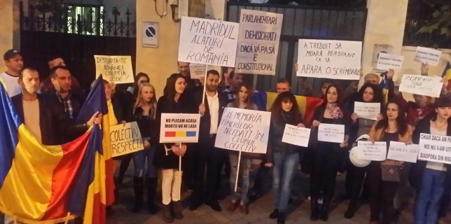 Exclusivitate-Românii-din-diaspora-alături-de-românii-din-țară-într-un-protest-la-Madrid