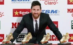 Fotbal: Messi și Cavani se luptă pentru titlul de golgheter al anului 2017