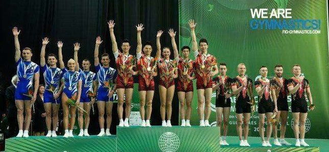 Gimnastică aerobică – România a cucerit două medalii de argint şi două de bronz, la Mondialele din Portugalia