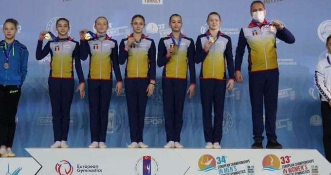 Gimnastică artistică: România, medaliată cu aur pe echipe şi la individual compus la Europenele de junioare