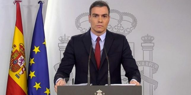 Guvernul spaniol cere parlamentului prelungirea stării de alertă până la 11 aprilie