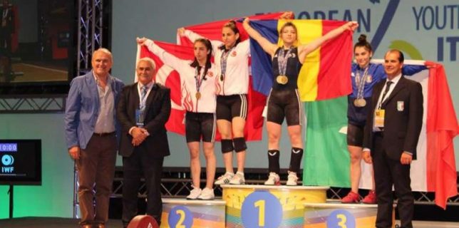 Haltere – Încă cinci medalii de aur şi una de bronz pentru România, la Europenele Under-15 şi Under-17