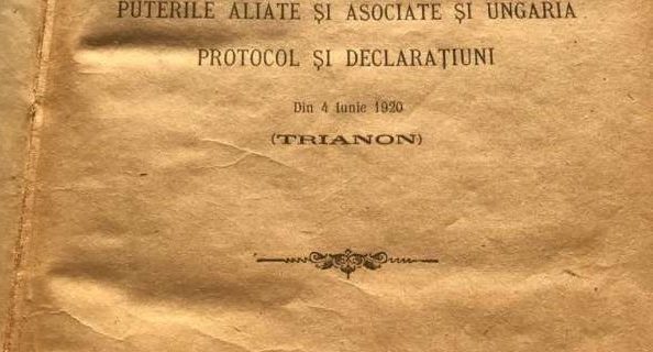 Hunedoara Varianta originală a Tratatului de la Trianon poate ajunge gratuit la orice român, în format digital