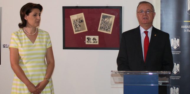 Inaugurarea Expoziției „Ion Creangă și personajele sale” la Ambasada României în Spania