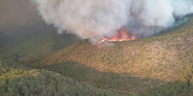 Incendiu-devastator-în-Spania-Un-parc-natural-este-în-pericol