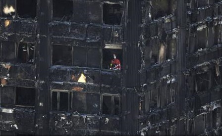 Incendiu la Londra – Aproximativ 600 de clădiri din Anglia au izolație similară cu cea de la Grenfell Tower