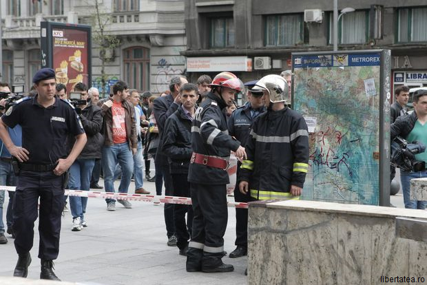 Incendiu la stația de metrou Piața Romană: Focul a fost stins cu rapiditate