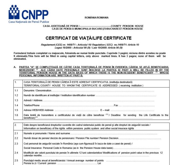 Informații complete despre Certificatul de Viață, necesar de transmis anual de către pensionarii români din Spania