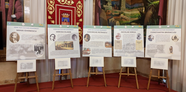 Institutul Hispano-Român: Invitație vernisaj expoziție “Genii ale culturii românești”