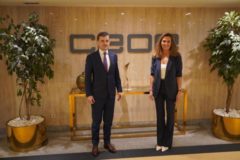 Întrevederea ambasadorului George Bologan cu președinta CEOE Internacional