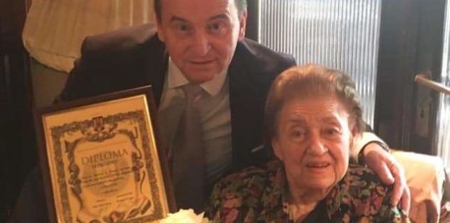 MCIN Diplomă de excelenţă pentru Tamara Buciuceanu-Botez cu prilejul împlinirii vârstei de 90 de ani
