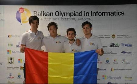 MEN – Olimpicii români au cucerit patru medalii la Balcaniada de Informatică 2017 (seniori)
