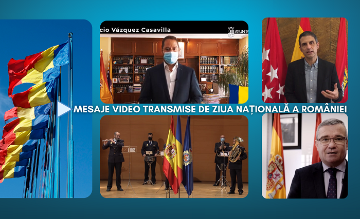 Mesaje Video transmise de primari și alte autorități spaniole, de Ziua Națională a României