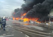 Ministerul Mediului: Declarații despre incendiul izbucnit la un centru comercial din comuna Afumaţi