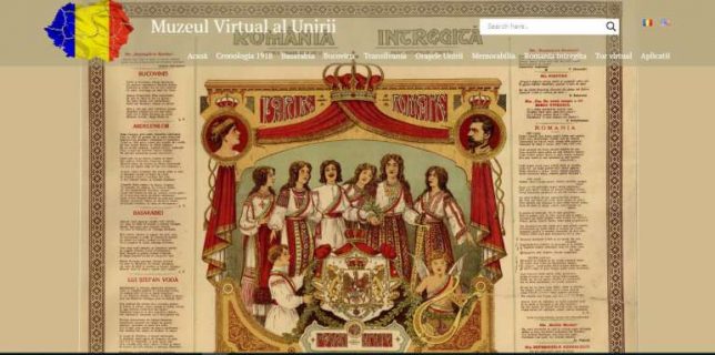 ”Muzeul Virtual al Unirii” – imagini, documente şi alte mărturii inedite despre evenimentul din 1918