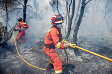 Más de 700 militares en la extinción de cuatro grandes incendios forestales simultáneos