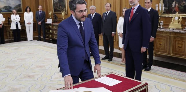 Noul ministru spaniol al Sporturilor dă asigurări că nu detestă acest domeniu de activitate