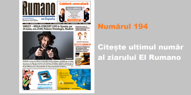 Numărul 194 Citește ultimul număr al ziarului El Rumano