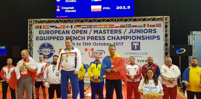 Powerlifting Sportivul albaiulian Ovidiu Pănăzan vicecampion european în Spania-1