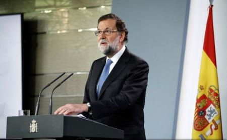 Premierul spaniol, Mariano Rajoy, anunță dizolvarea Parlamentului catalan și convocarea de alegeri în regiune pe 21 decembrie