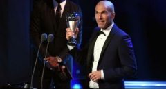 Premiile The Best FIFA - Zinedine Zidane, cel mai bun antrenor al anului 2017
