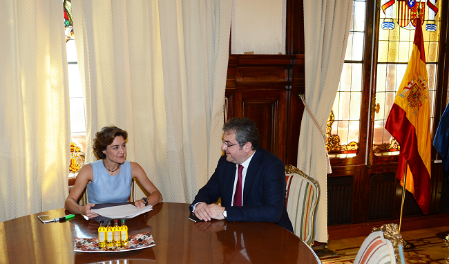 Primirea-ambasadorului-român-de-către-ministrul-spaniol-al-agriculturii-în-vizită-de-rămas-bun-cu-ocazia-finalizării-mandatului-în-Spania