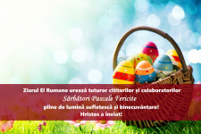 Redacția Ziarului El Rumano vă urează Sărbători Pascale Fericite! Hristos a înviat!